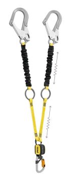 PETZL ABSORBICA-Y TIE BACK Lanyard L015BB00