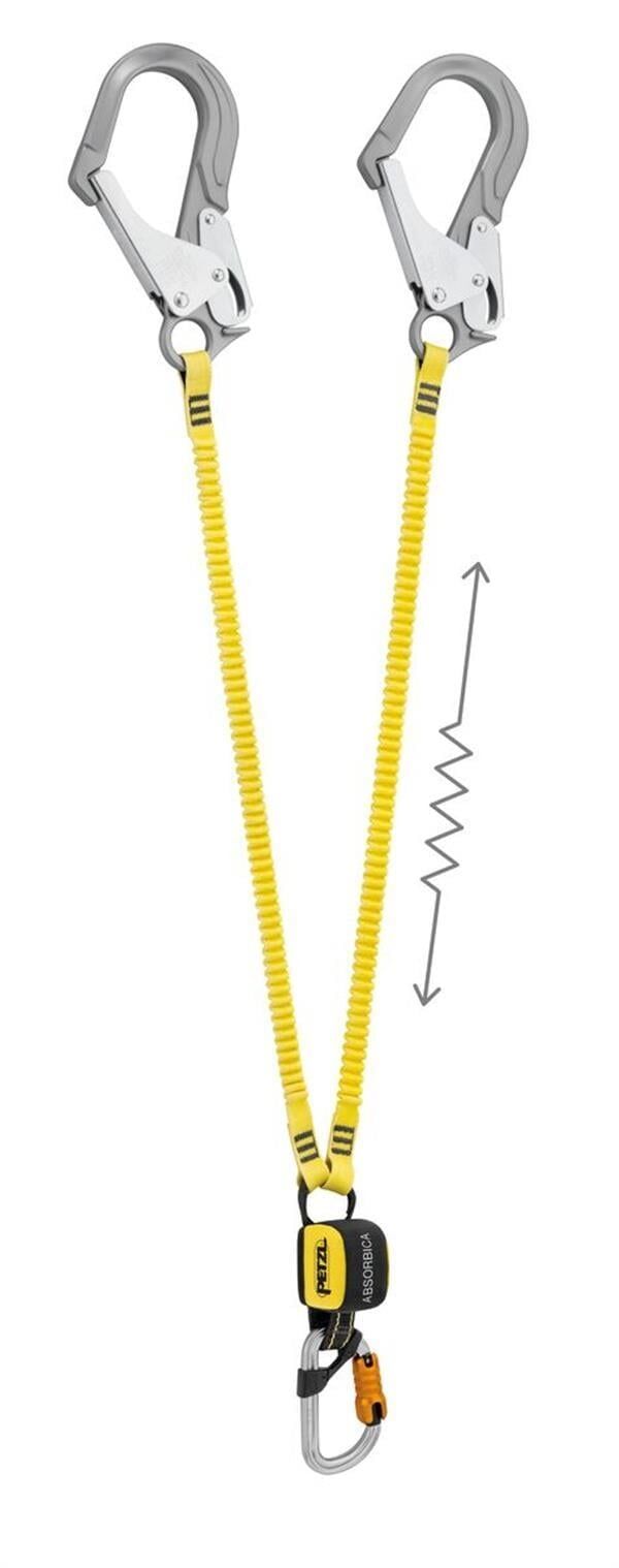 PETZL ABSORBICA-Y MGO Lanyard - Uluslararası Versiyon L012BB00) 150cm