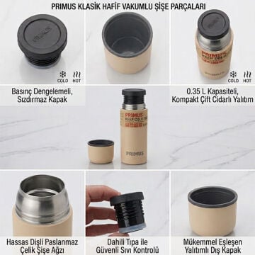 PRIMUS CLASSIC LIGHT VACUUM 0.35 LT P.PEACH TERMOS