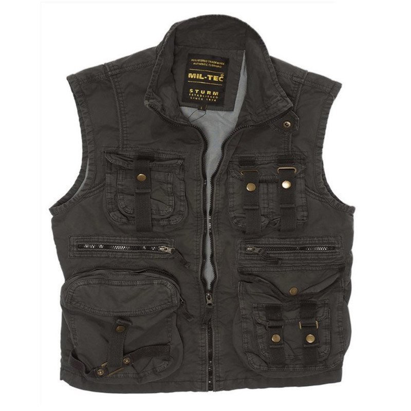 STURM SURVIVAL ÇOK CEPLİ SİYAH YELEK