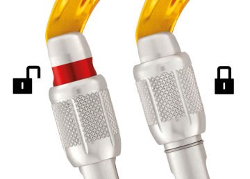 PETZL Sm'D Screw Lock M39A SL Vidalı Karabina Black - SCREW-LOCK