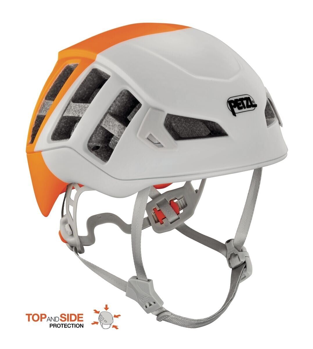 PETZL METEOR Kask  A071AC00 S/M - Beyaz / Turuncu