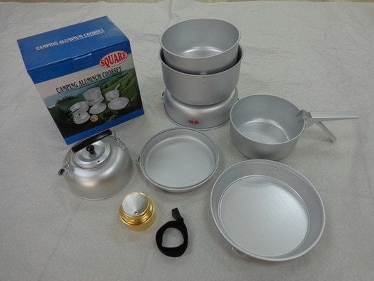 SQUARE A1010K ALKOL OCAĞI KAMP YEMEK SETİ