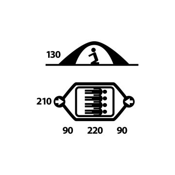 HUSKY BRİGHT YEŞİL 4 KİŞİLİK ÇADIR