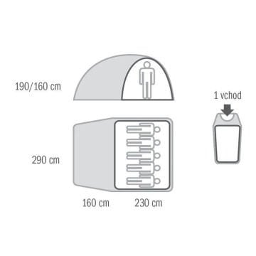 HUSKY BİGLESS 5 KİŞİLİK ÇADIR