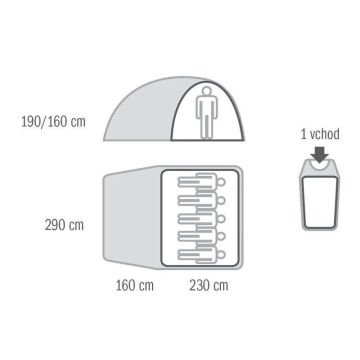 HUSKY BİGLESS 5 KİŞİLİK ÇADIR