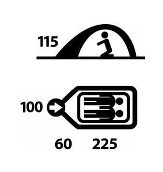 HUSKY SAWAJ ULTRA YEŞİL 2 KİŞİLİK ÇADIR