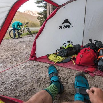 MSR Hubba Tour 1 Tek Kişilik Çadır Red-Green