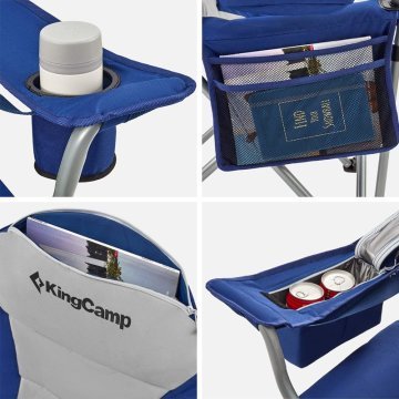 KINGCAMP DELUXE SANDALYE MAVİ GRİ