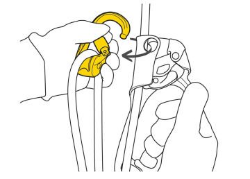 PETZL ROLLCLIP Z Makaralı Karabina P75 TL Triact Lock