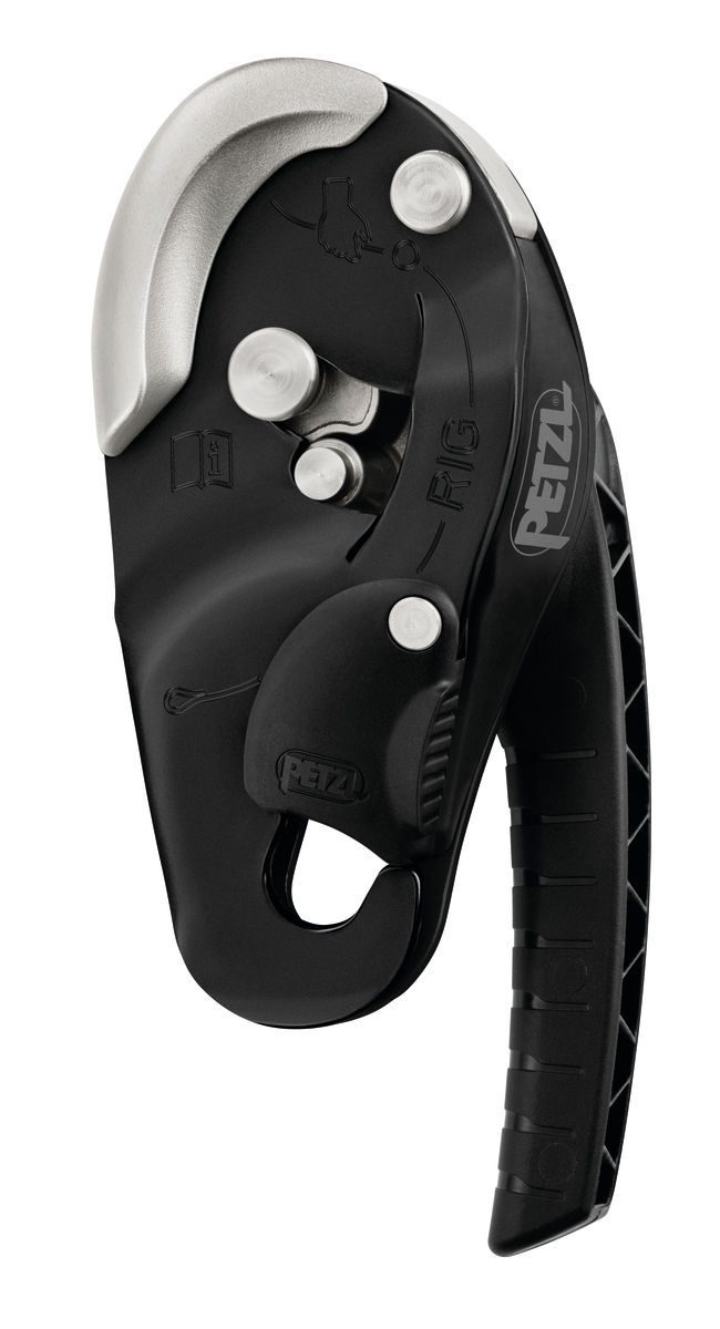 Petzl RIG İniş Aleti D021AA00 Black