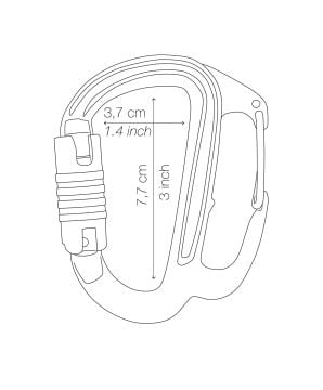 PETZL FREINO Z Alüminyum Karabina  M042BA00