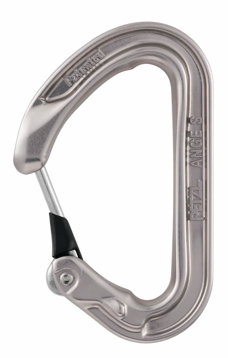 PETZL ANGE S Karabina M57 O Light Gray