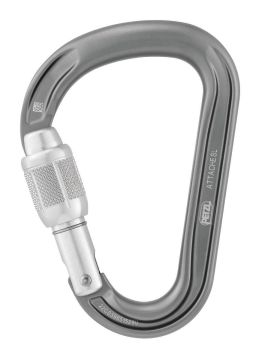 PETZL ATTACHE Alüminyum Karabina M038AA01 GRİ