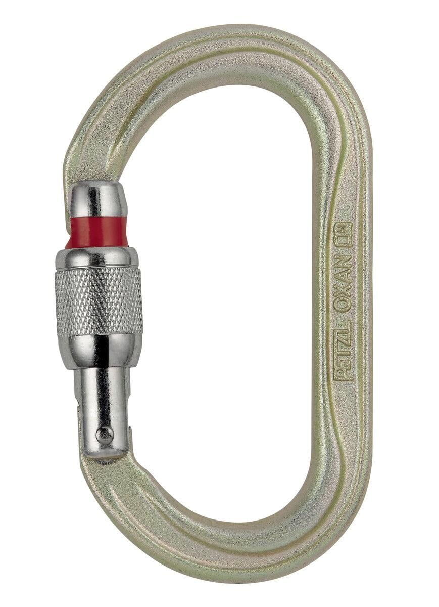 PETZL OXAN Çelik Kilitli Karabina - Avrupa Versiyonu M72A SLN Altın - Screw Lock