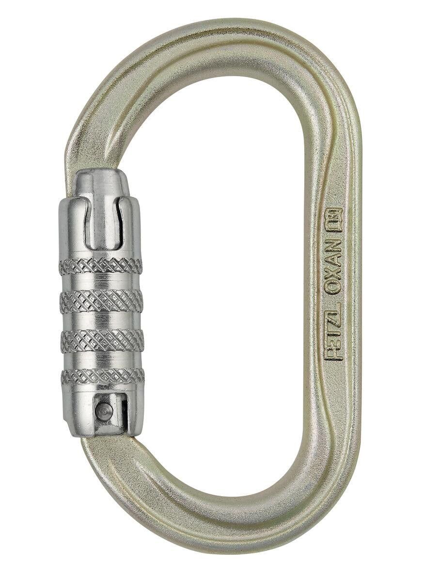PETZL OXAN Çelik Kilitli Karabina - Avrupa Versiyonu M72A SLN Altın - Triact Lock