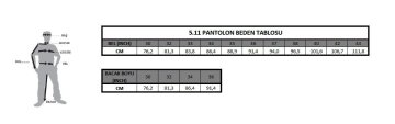 5.11 PATROL RAIN SİYAH PANTOLON